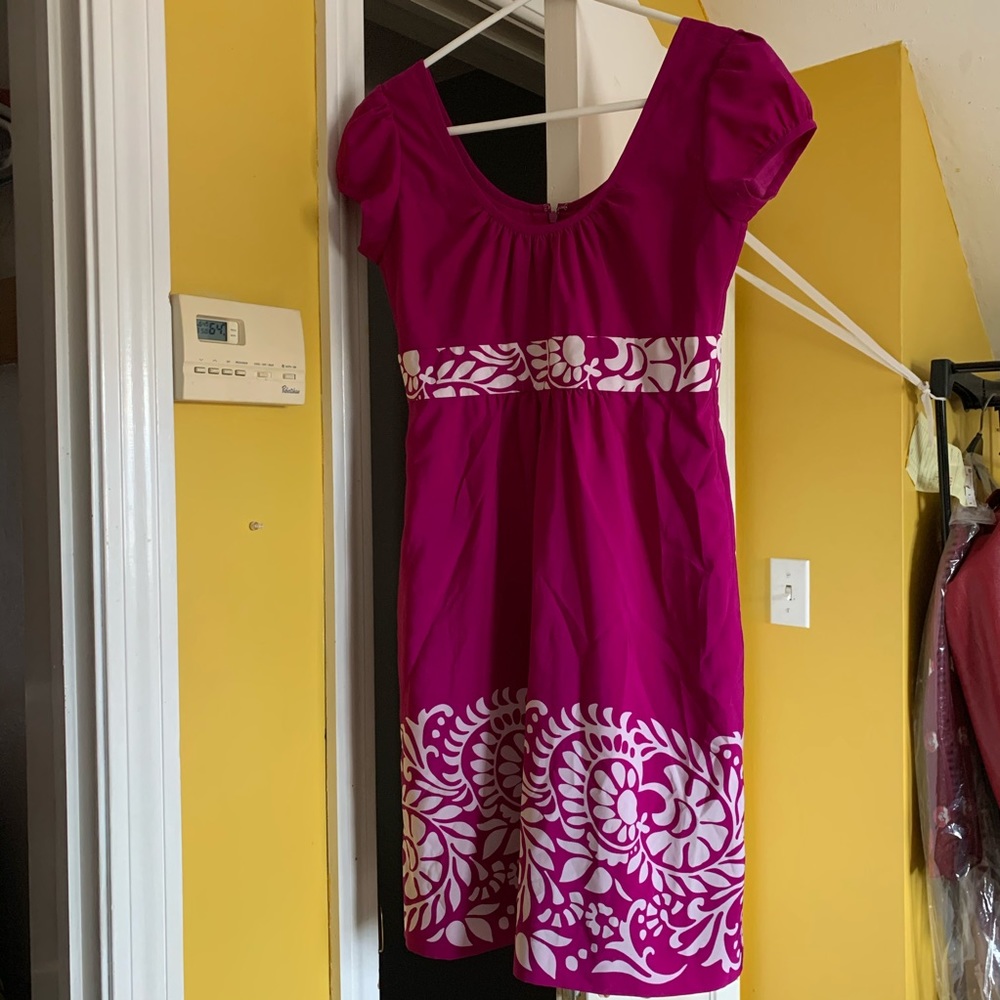 Floral banana republic work dress